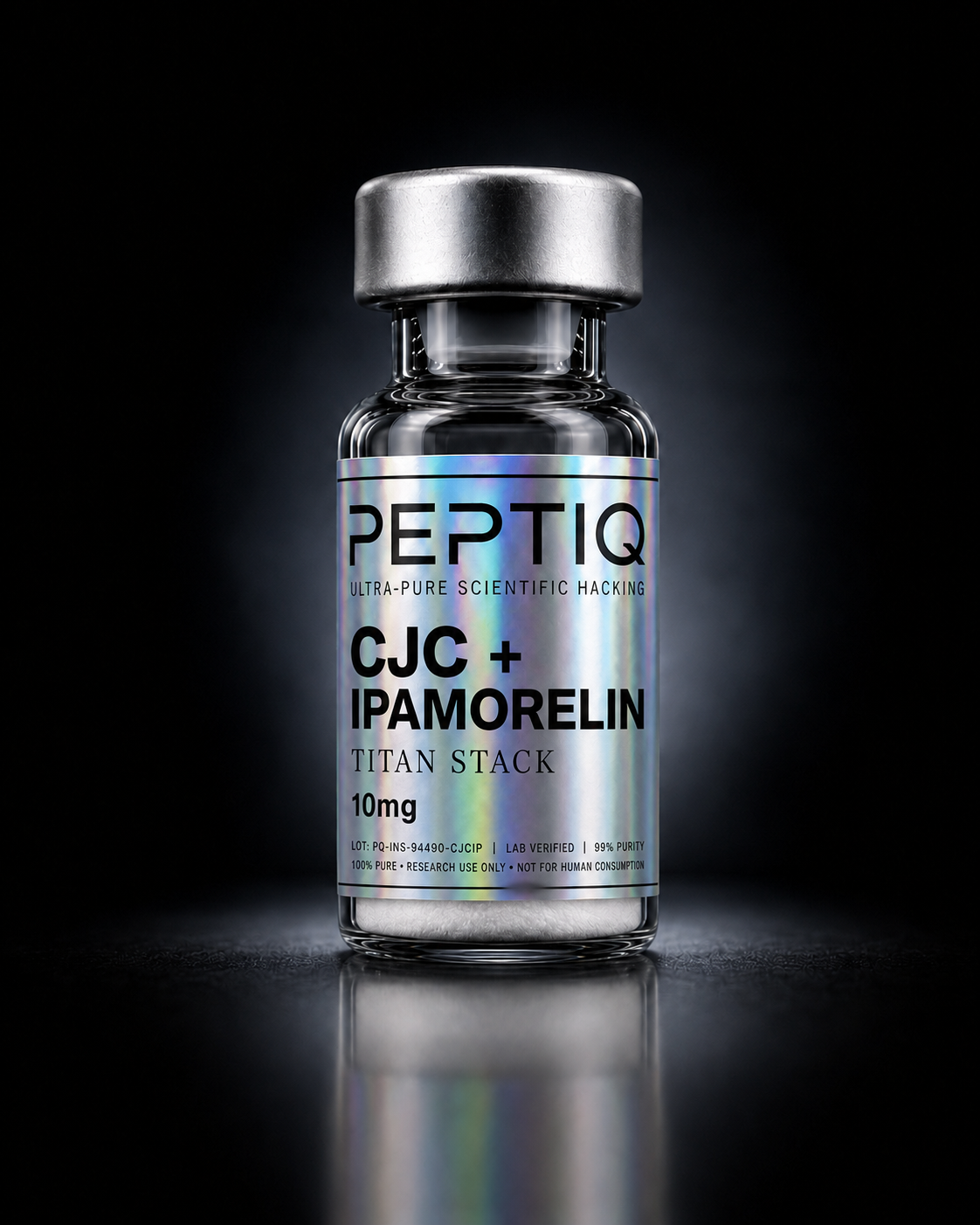 GH Stack 10mg (CJC-1295 + Ipamorelin) PEPTIQ