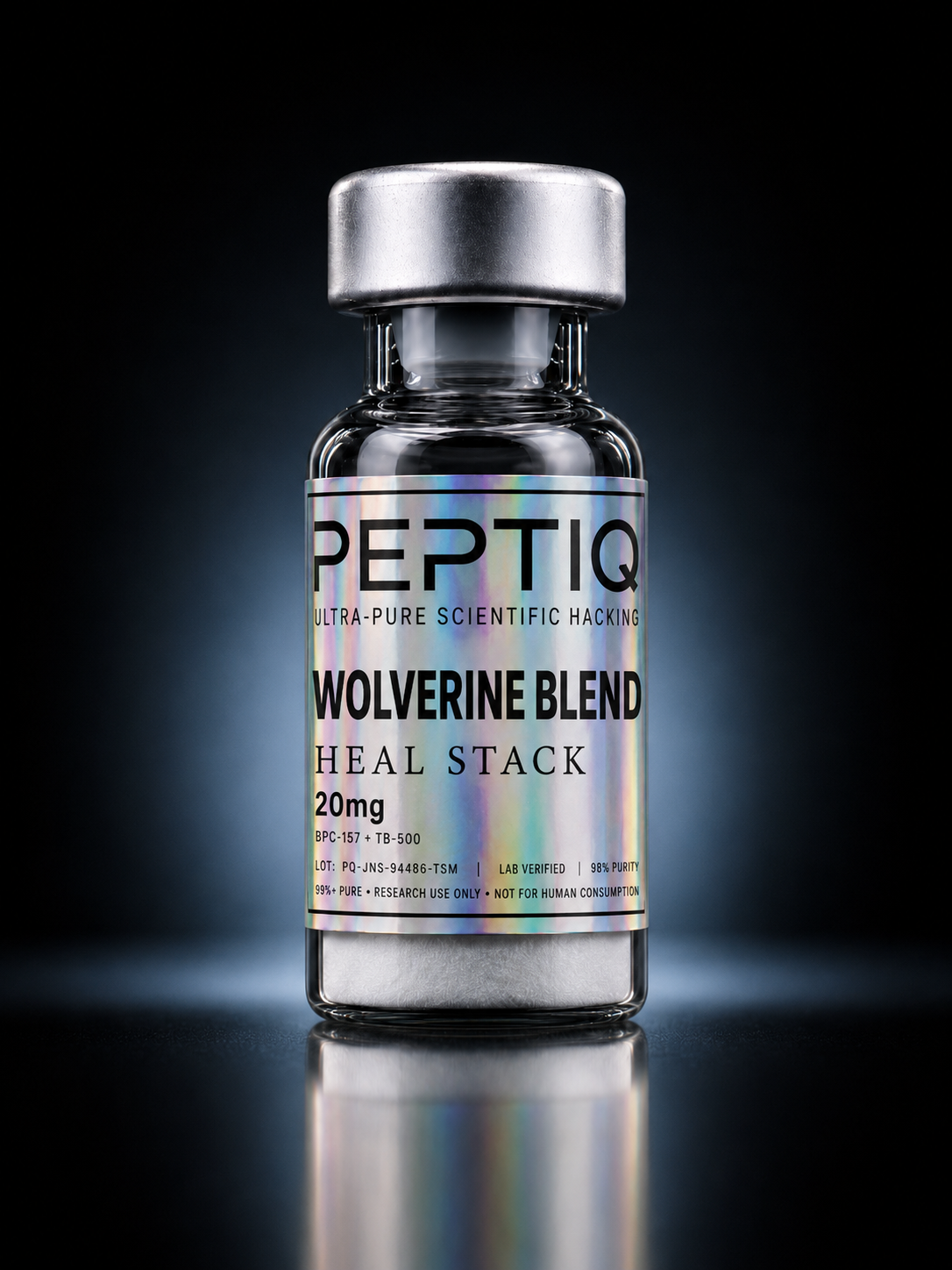 Wolverine Blend 20mg (BPC-157 + TB-500) PEPTIQ