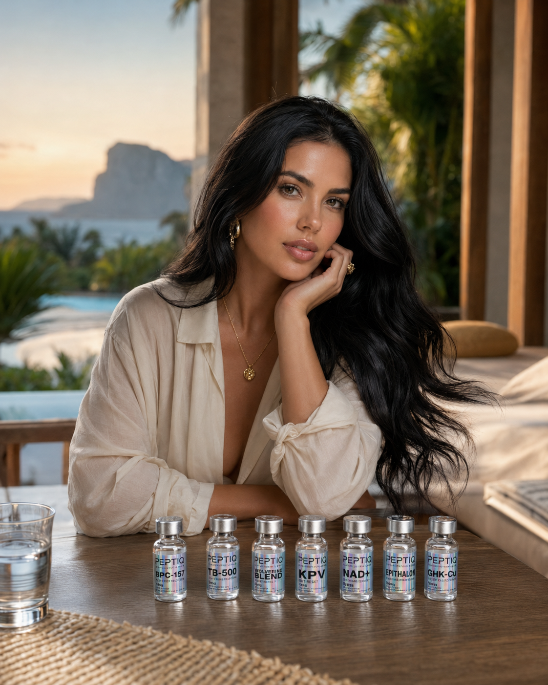 PEPTIQ MX · Colección de viales · Resort