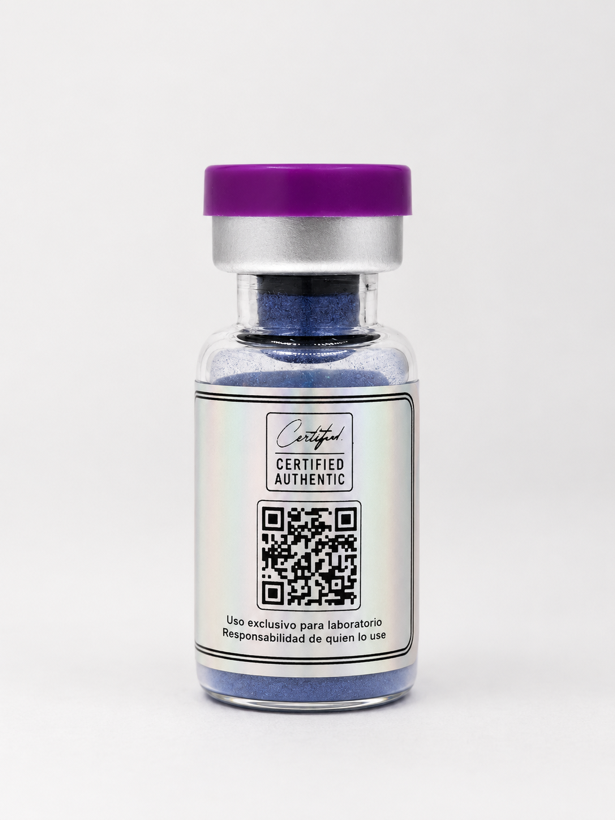 GHK-Cu · reverso QR Janoshik