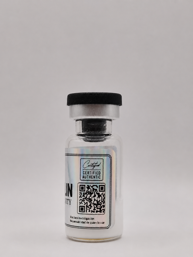 Tesamorelin · reverso QR Janoshik